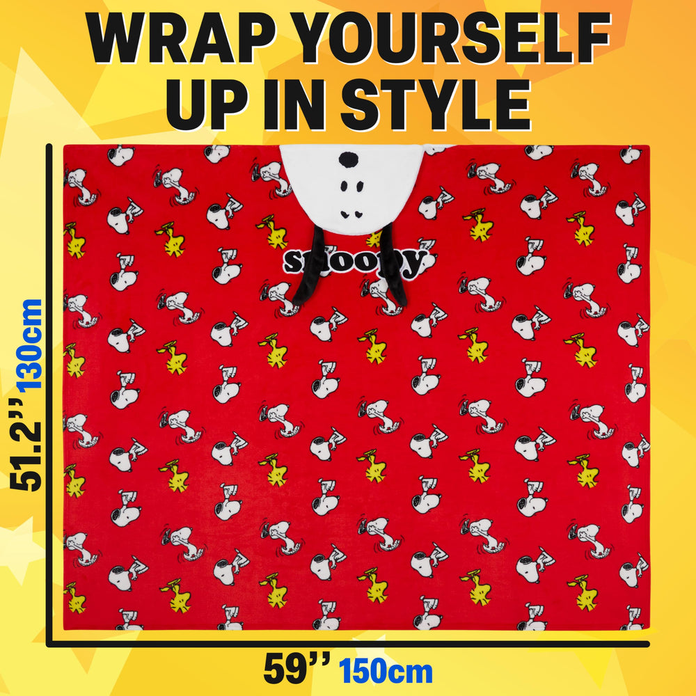 Get Trend Snoopy capuchon doublé détail montrant chaleur