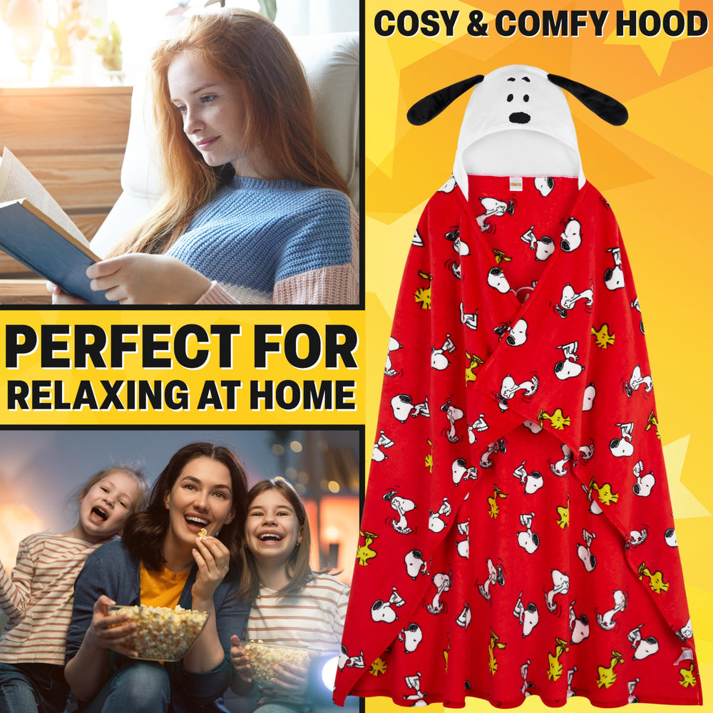 Get Trend Snoopy gros plan tissu polaire doux et pelucheux