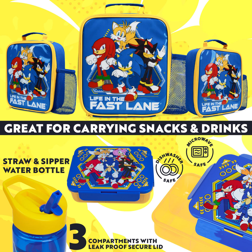 Get Trend boîte bento Sonic ouverte montrant compartiments pratiques