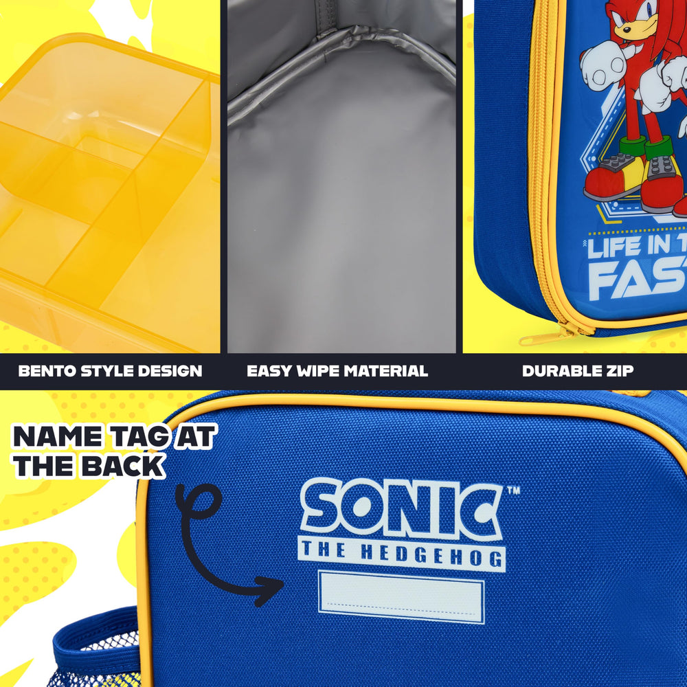 Get Trend détail motif Sonic et finition douce, attrait pour enfants