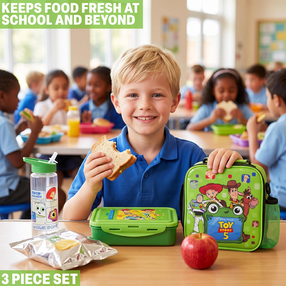 Get Trend boîte bento Toy Story gros plan sur compartiments pratiques