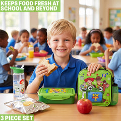 Get Trend boîte bento Toy Story gros plan sur compartiments pratiques