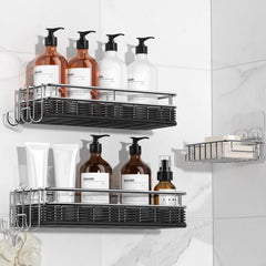 Getsrichfc étagère avant robuste organise la douche efficacement
