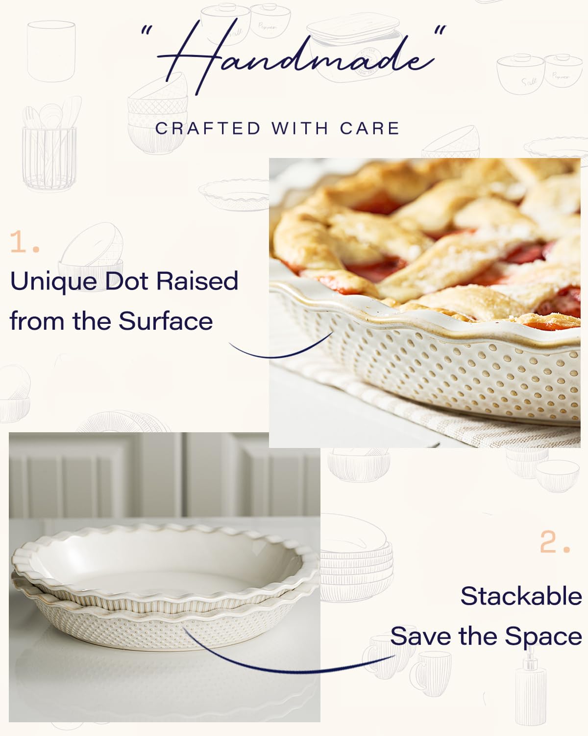 getstar moule avec tarte cuite prêt à servir et dorure uniforme