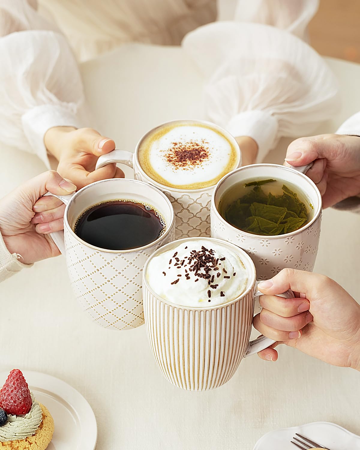 getstar comparaison de taille du mug 18 oz illustrant volume généreux