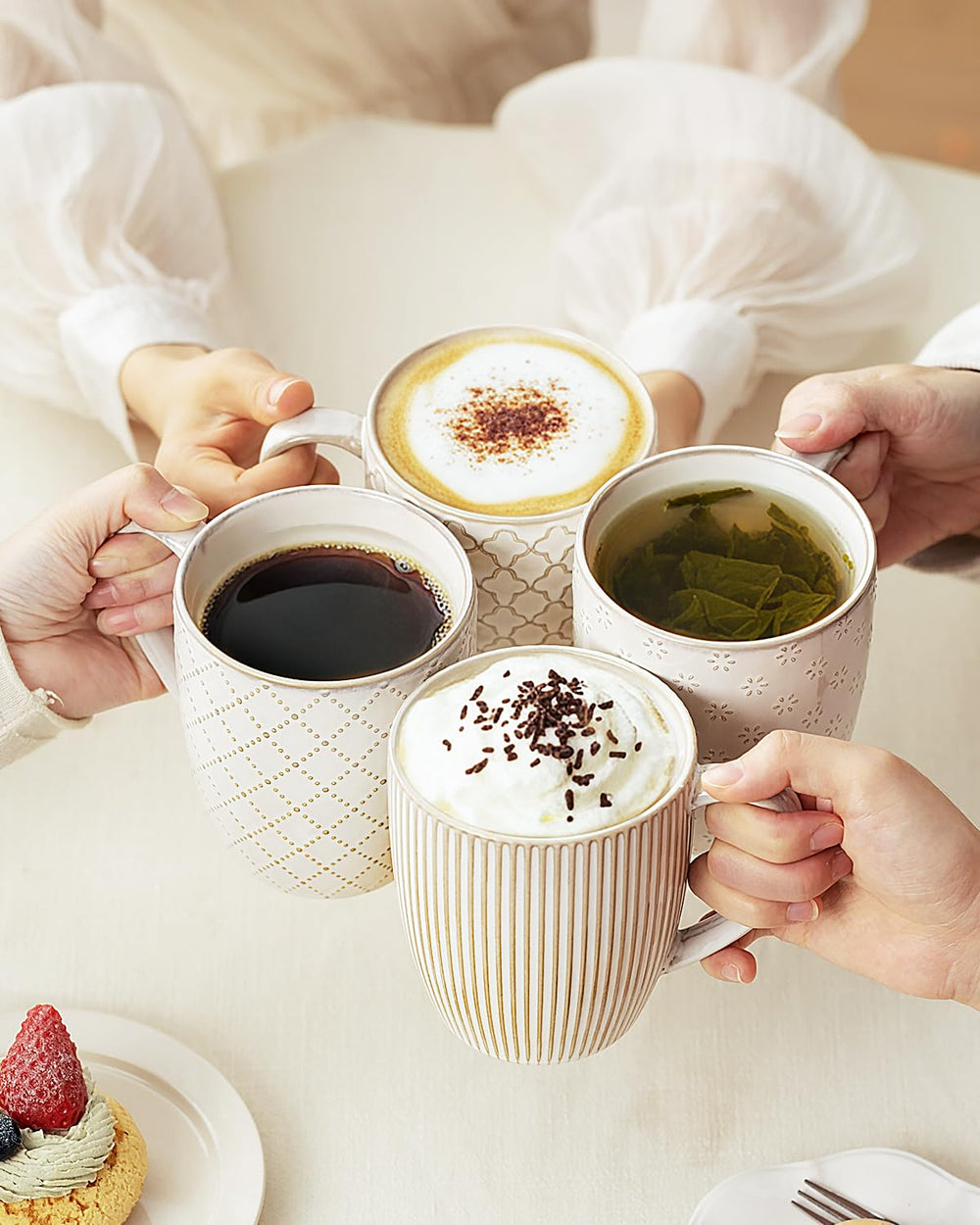 getstar comparaison de taille du mug 18 oz illustrant volume généreux