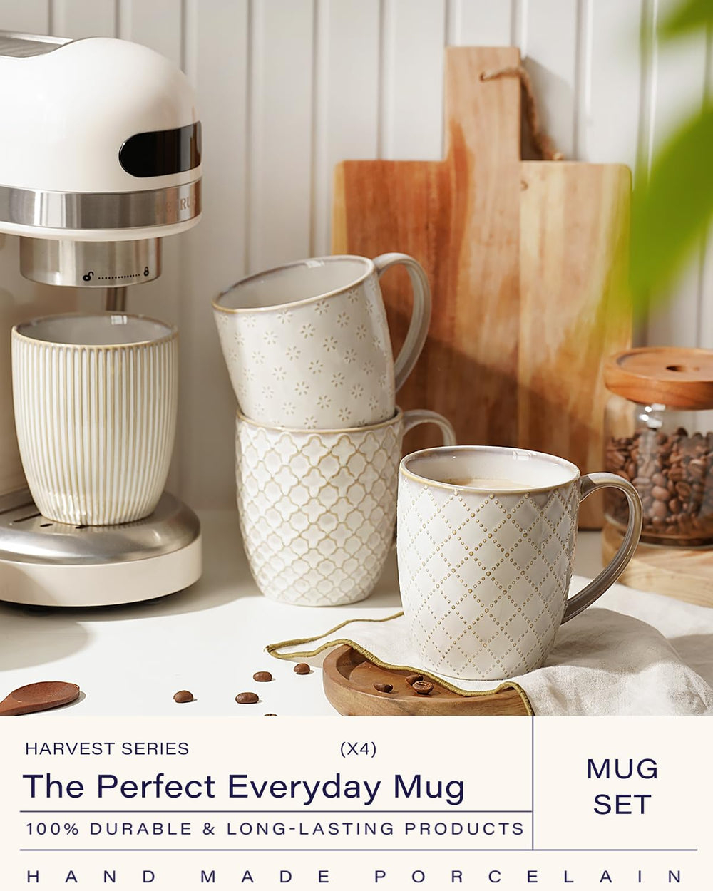 getstar ensemble de mugs utilisé au petit-déjeuner pour convivialité