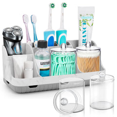 GFWARE porte-brosses marbre face avant pièce esthétique et gain de place