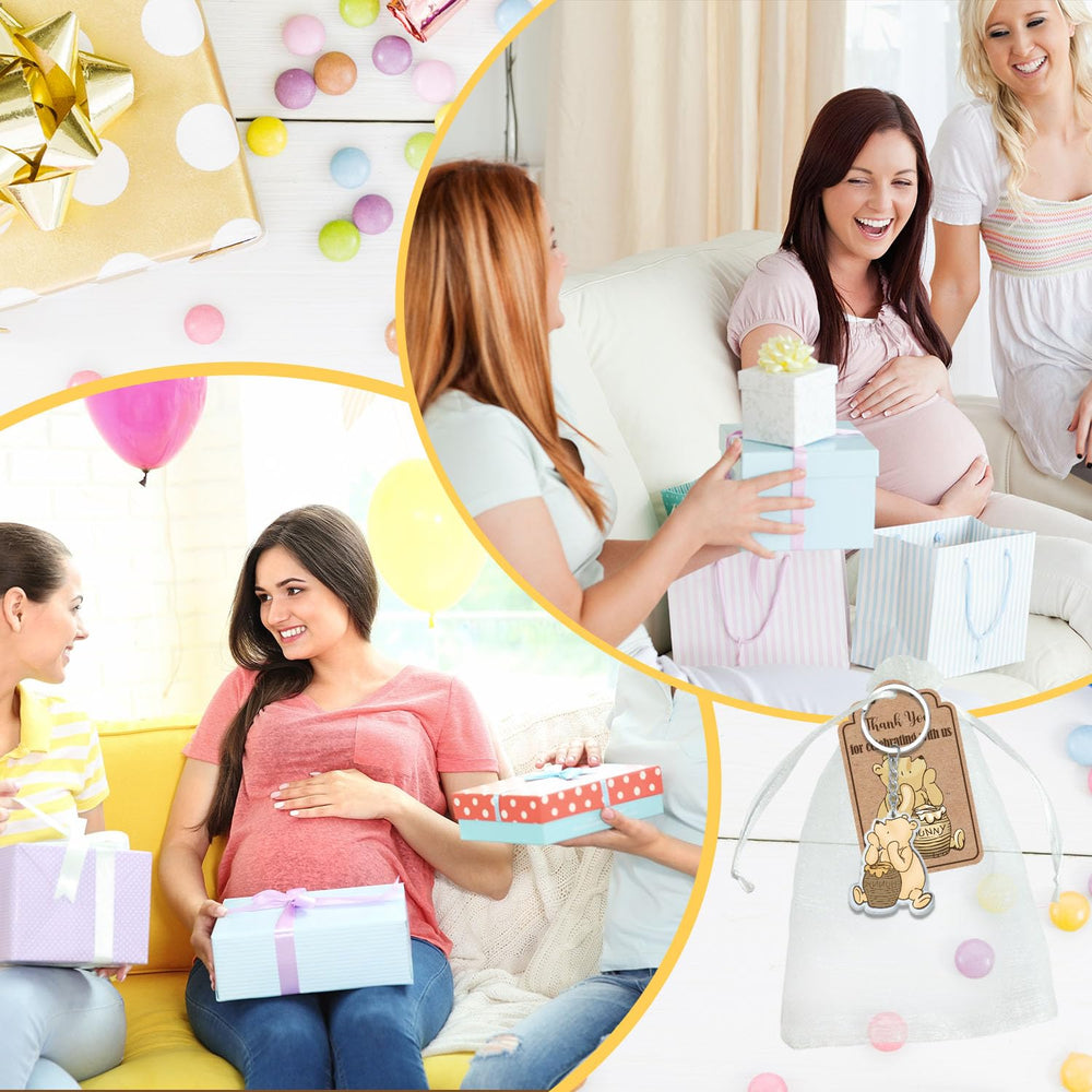 Ggjgrpx mise en scène baby shower présentation sur table inspirante et prête à distribuer