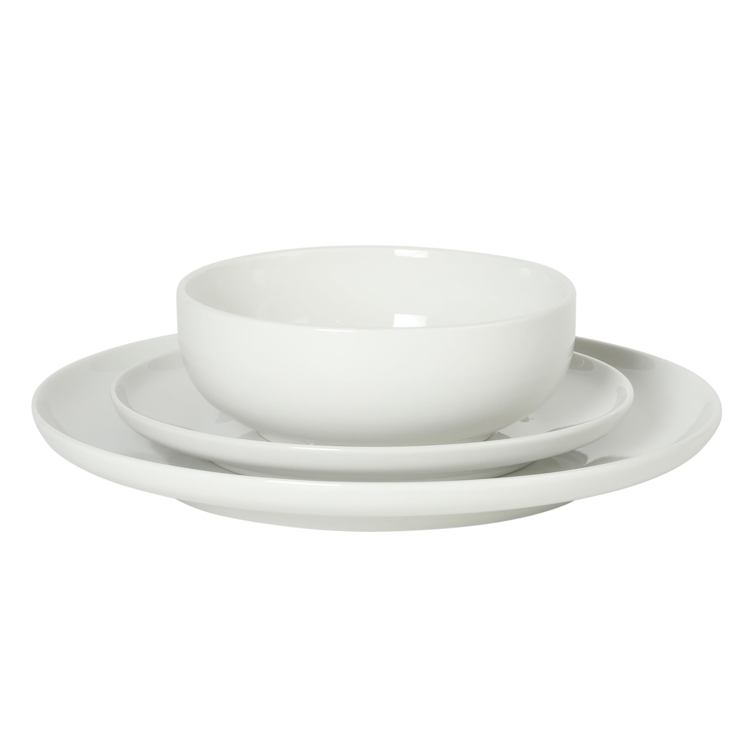 Gibson Home détail de finition en porcelaine résistant aux éclats et rayures