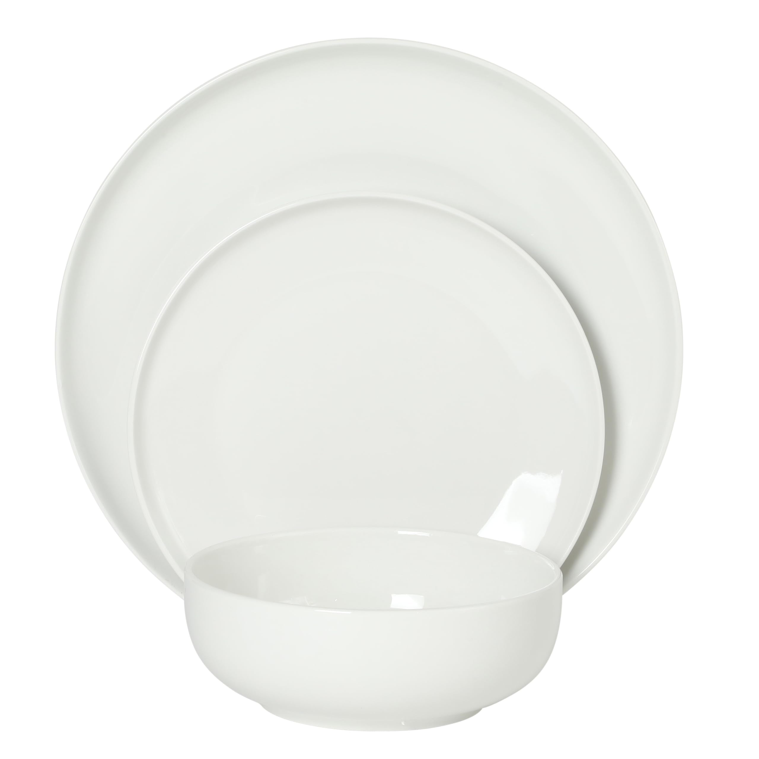 Gibson Home table minimaliste avec service blanc mettant en valeur les plats