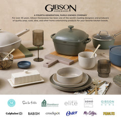 Gibson Home gros plan du glaçage mat montrant texture raffinée et finition durable
