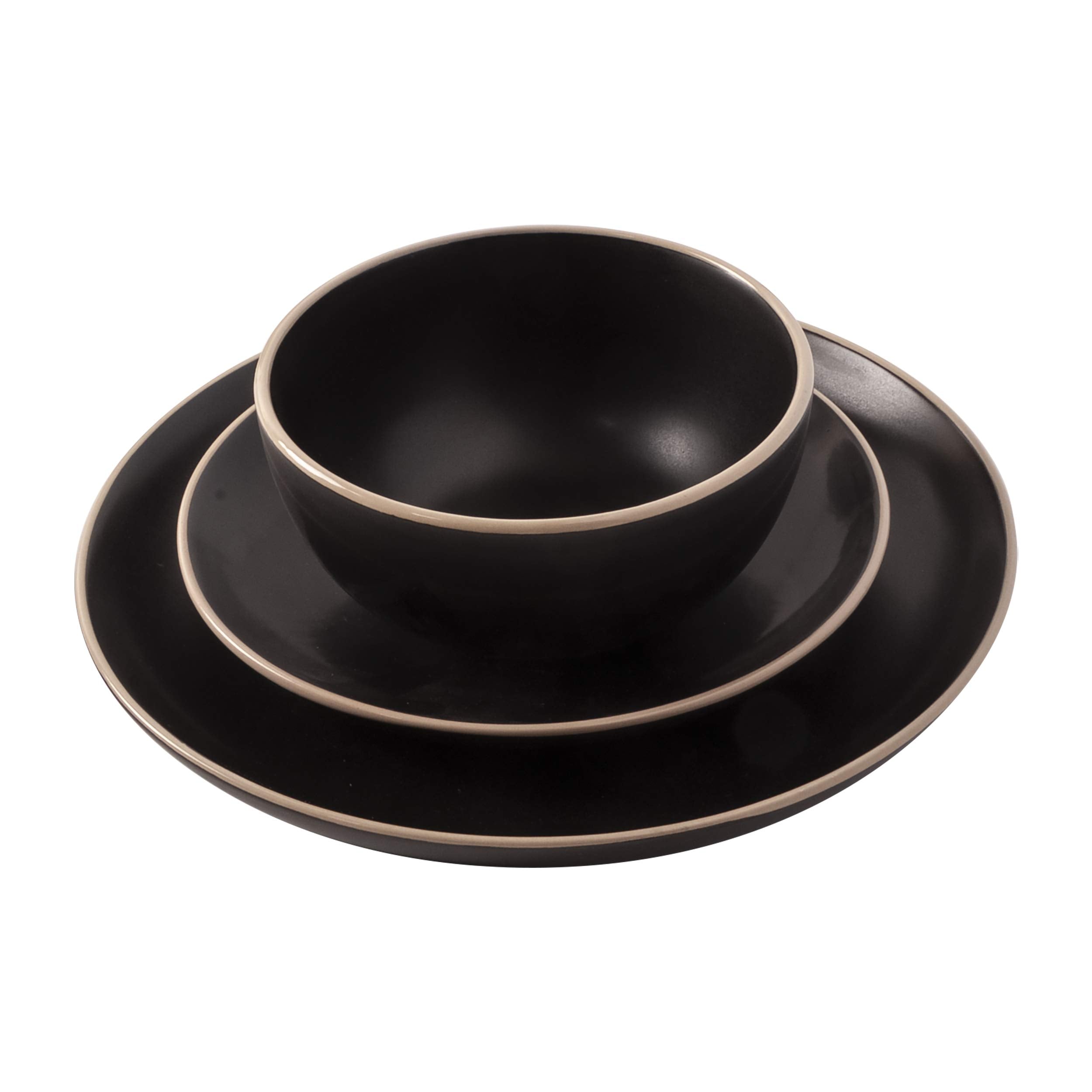 Gibson Home gros plan sur la glaçure mate Rockaway, finition douce et esthétique durable