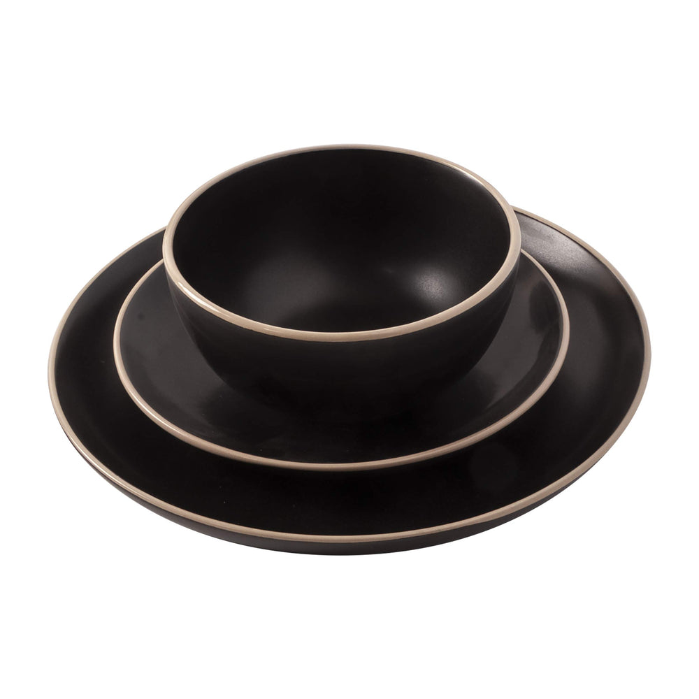 Gibson Home gros plan sur la glaçure mate Rockaway, finition douce et esthétique durable