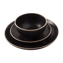 Gibson Home gros plan sur la glaçure mate Rockaway, finition douce et esthétique durable