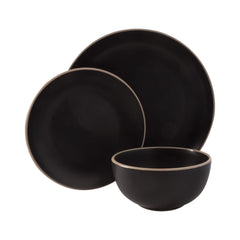 Gibson Home profil d’assiette Rockaway illustrant la coupe contemporaine et praticité d’usage