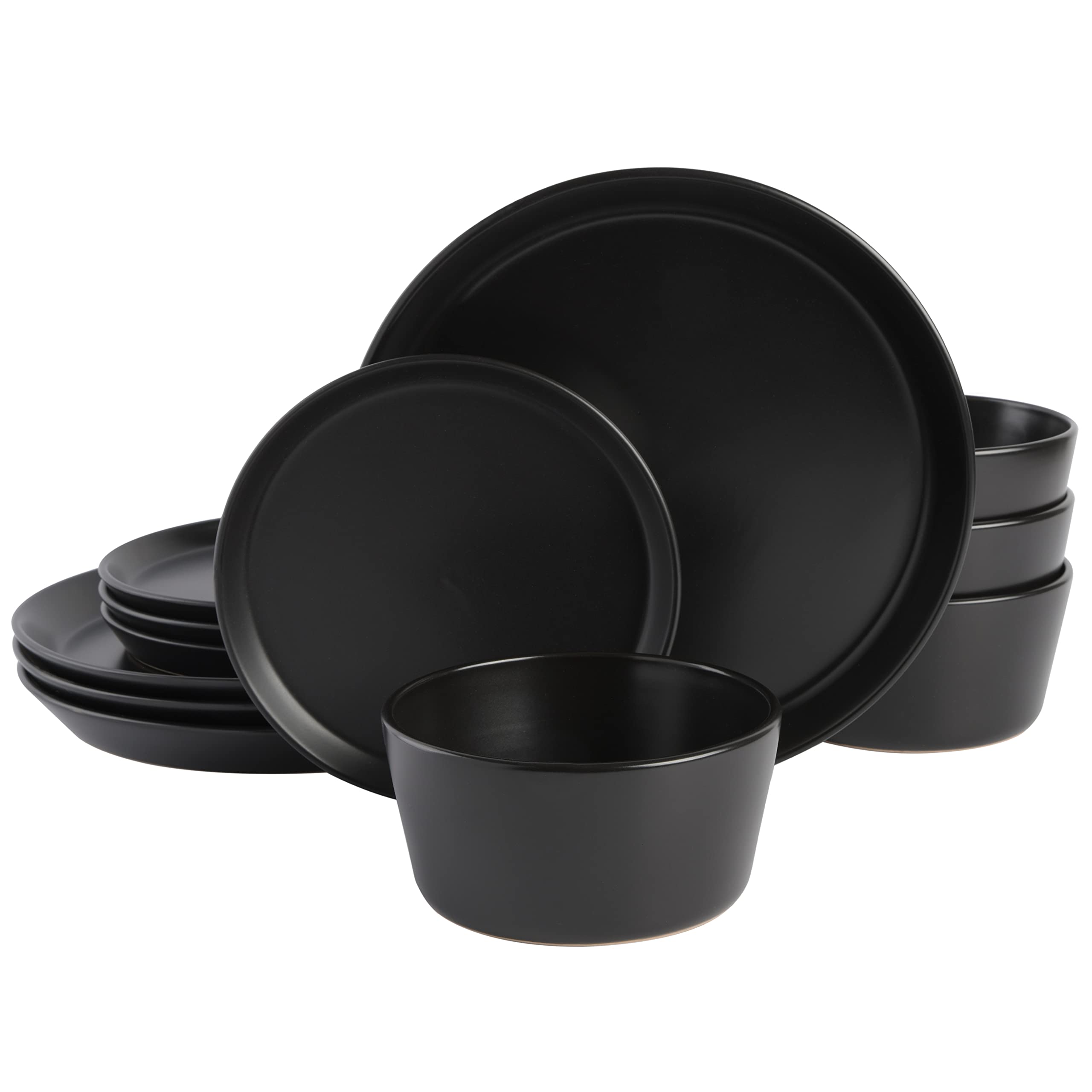 Gibson Home vue frontale du coffret affichant le service pour quatre, élégance moderne