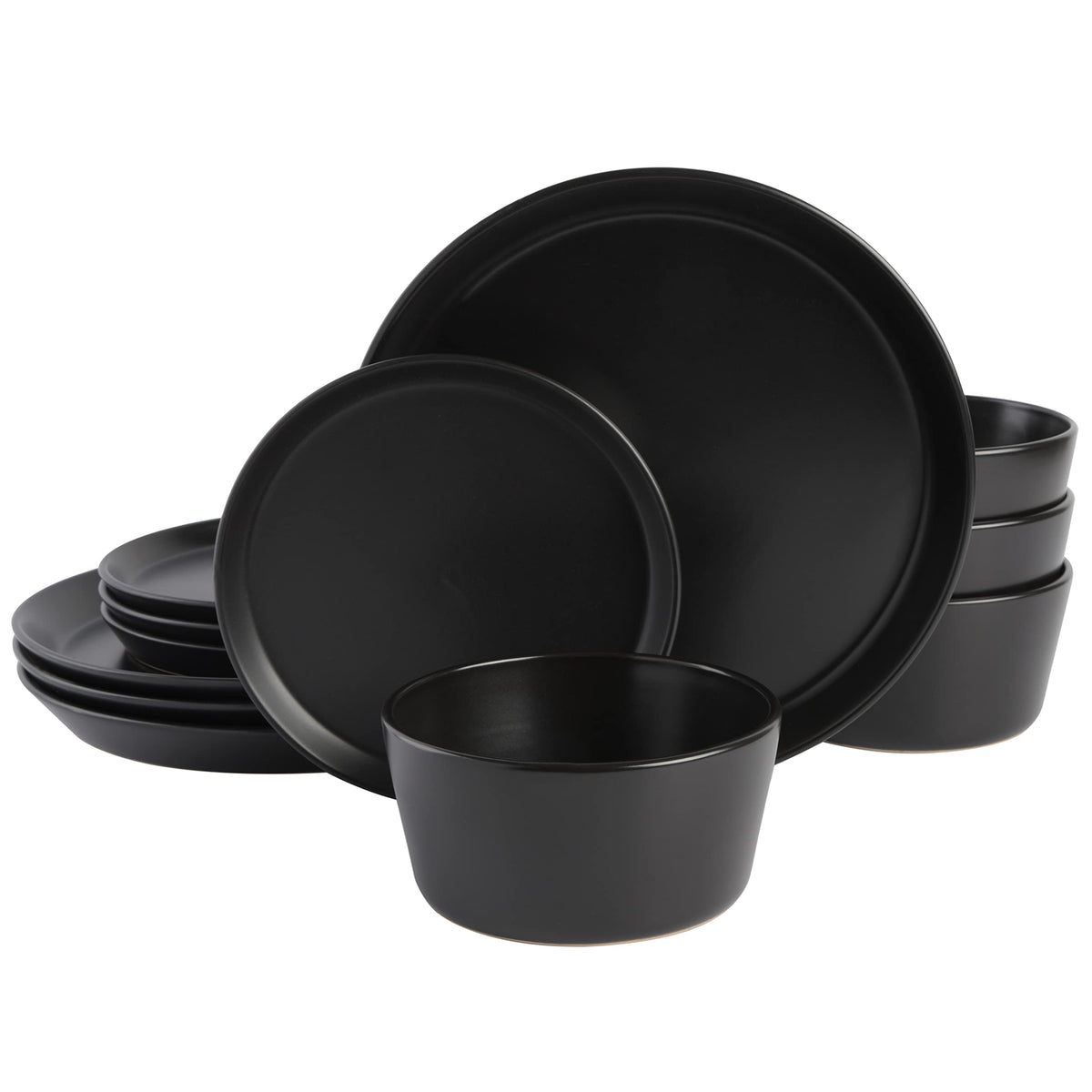 Gibson Home vue frontale du coffret affichant le service pour quatre, élégance moderne