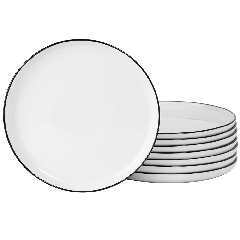 Gibson Home assiette face montrant la silhouette élégante et utilité quotidienne