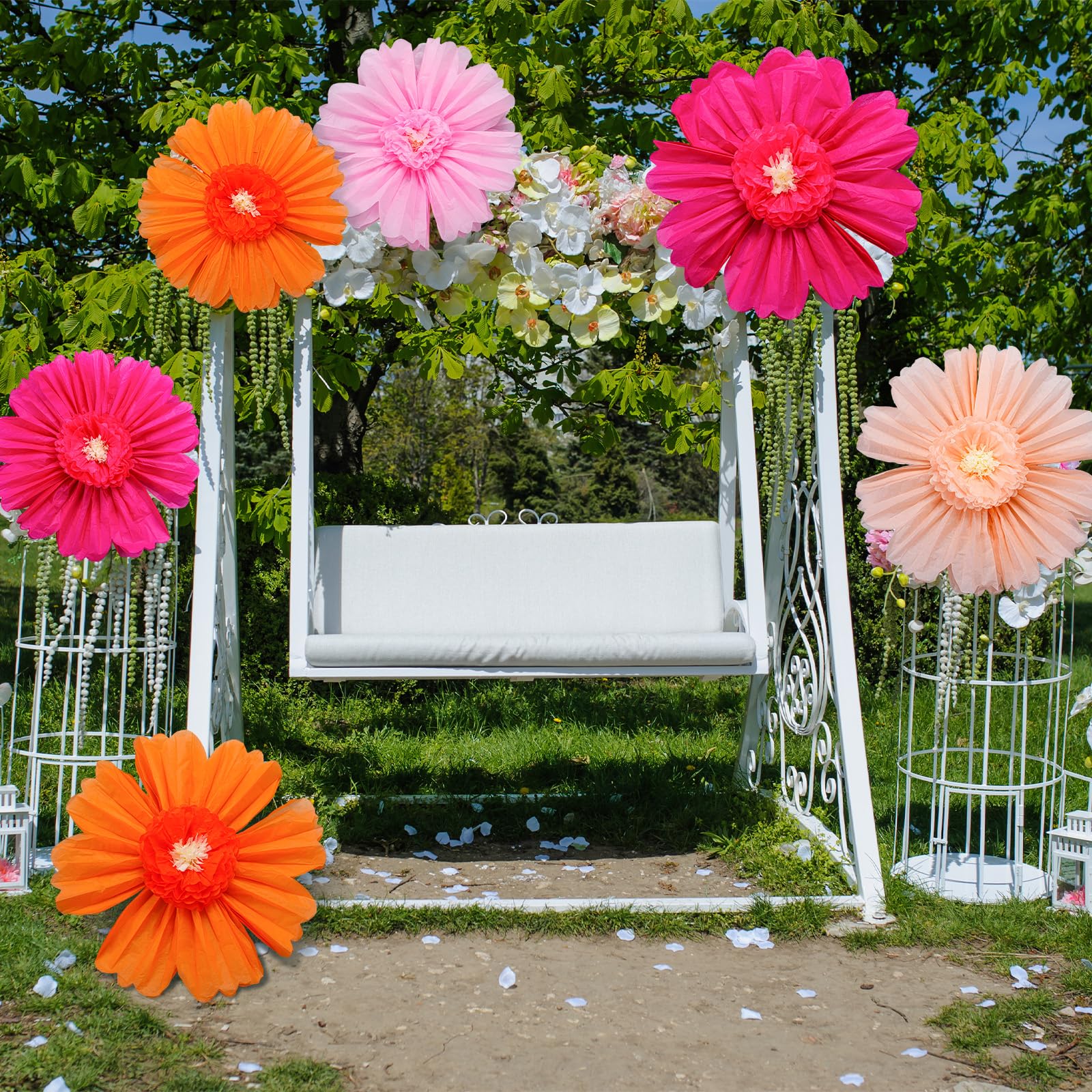 Giegxin mélange de couleurs orange et pêche, harmonise décor