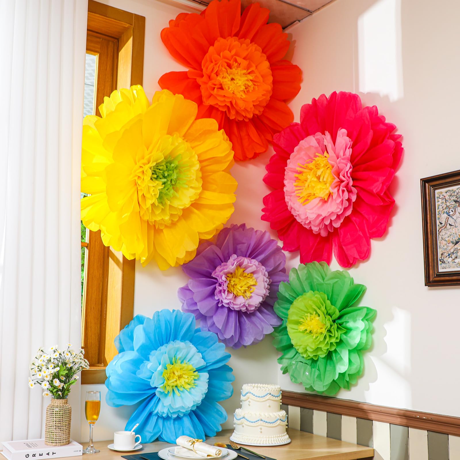 Giegxin étiquette couleurs exposant la palette orange jaune rose vert bleu violet