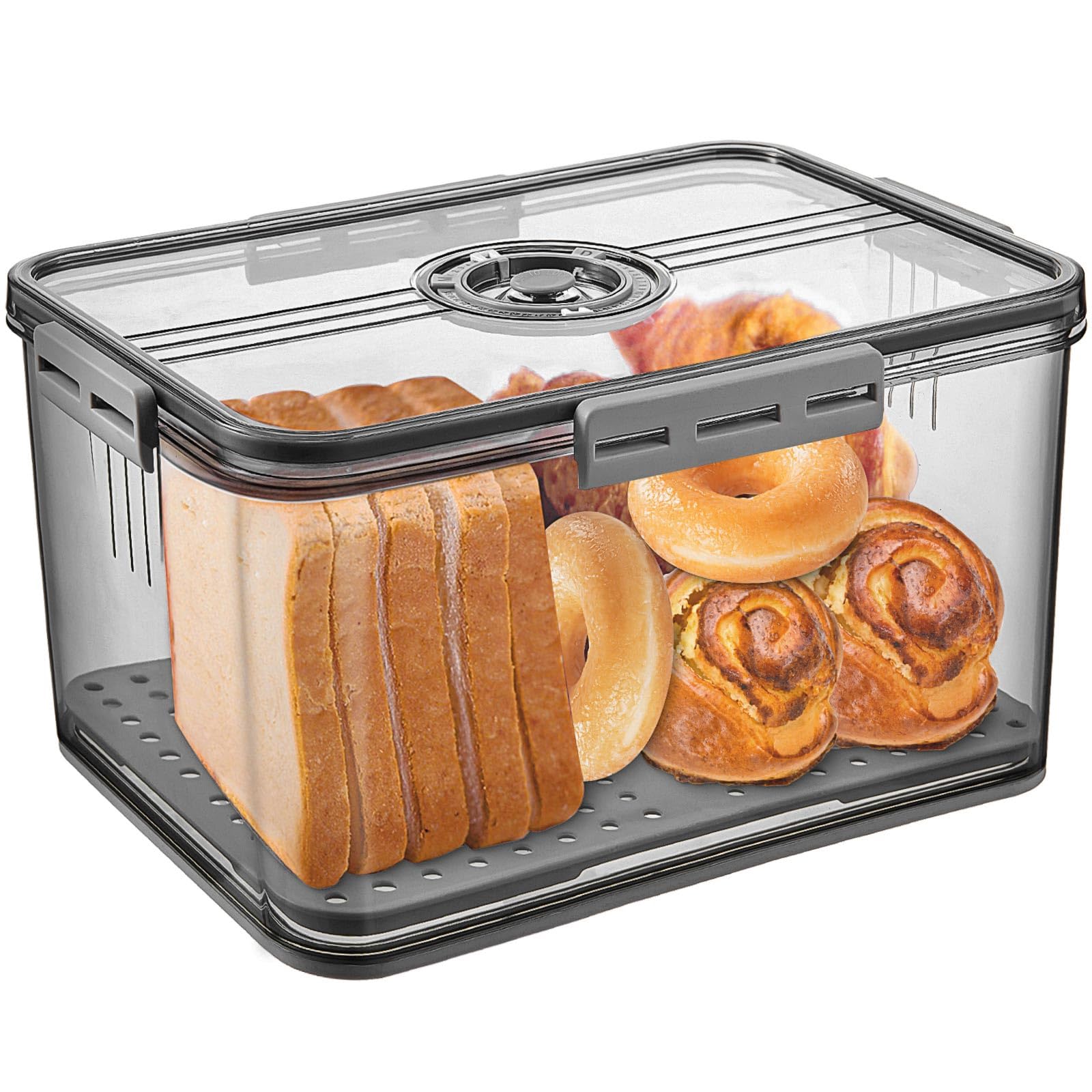 Gifhomfix boîte à pain face avant montrant grande capacité pratique
