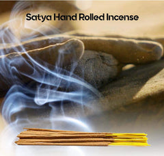 Giftbrit Satya bâton allumé créant atmosphère relaxante pour méditation
