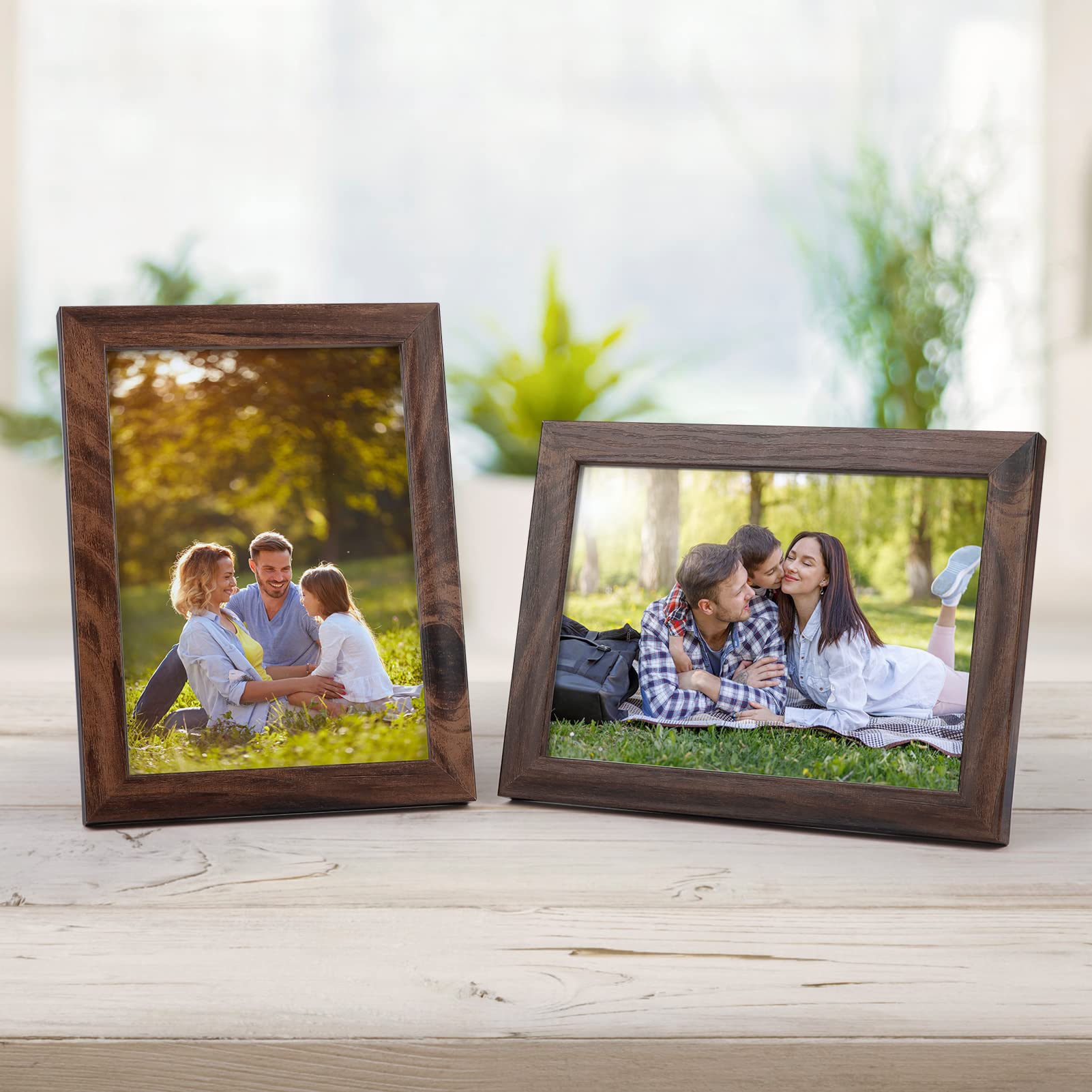 Giftgarden dos du cadre avec attaches rotatives facilitant le changement de photo