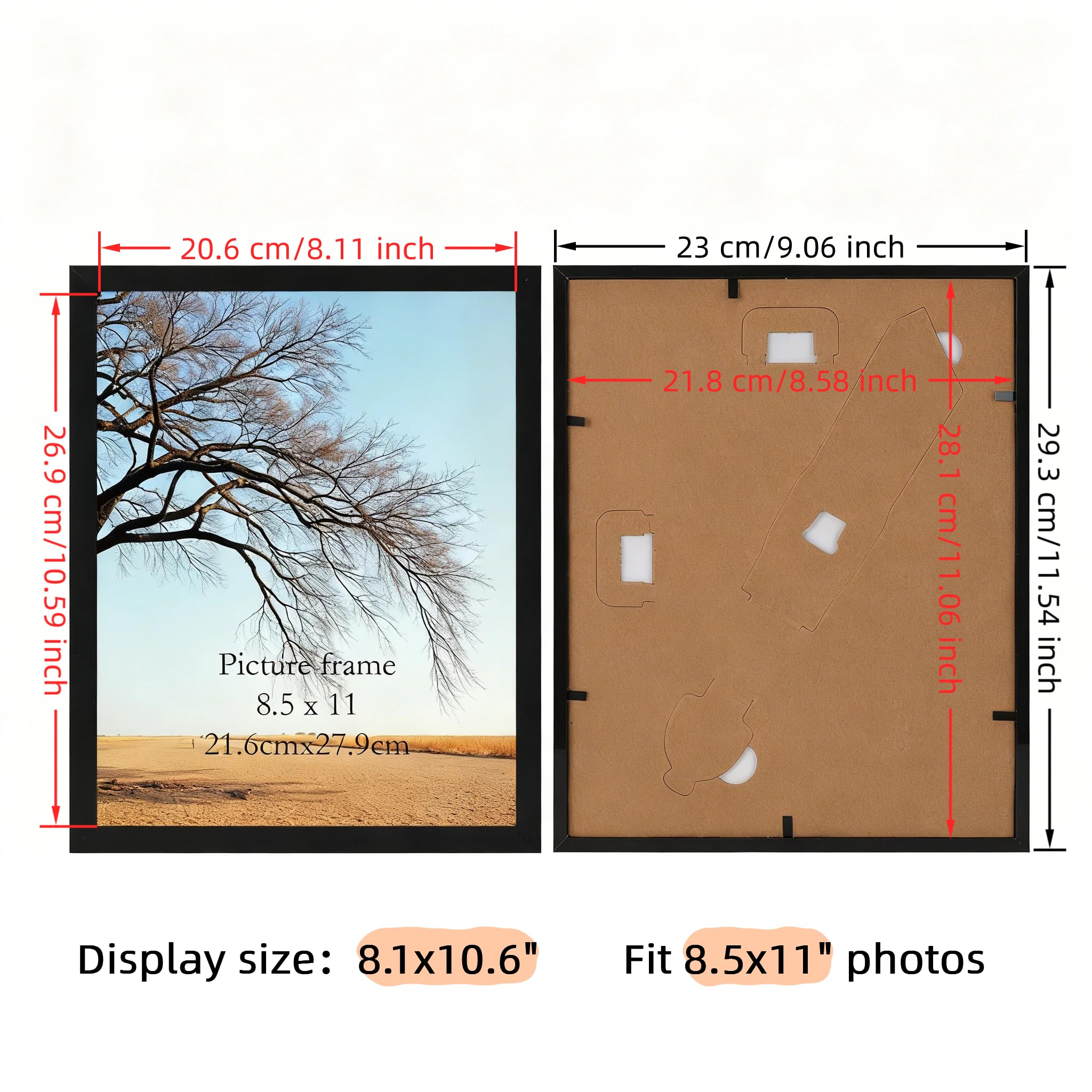 Giftgarden cadre plexiglas gros plan clarté et protection visible