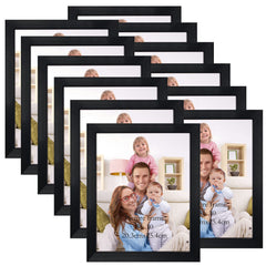 Giftgarden cadre 8x10 vue frontale montrant finition noire élégante