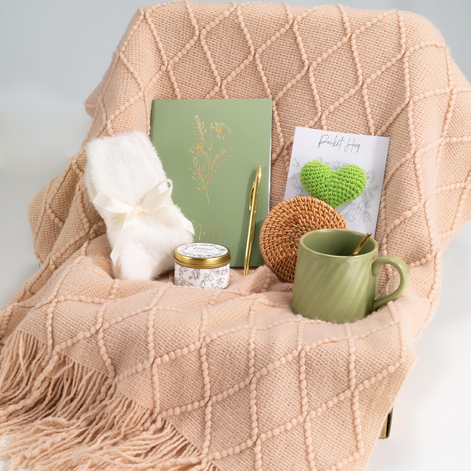 Giftissimo bougie bluebell allumée créant ambiance relaxante