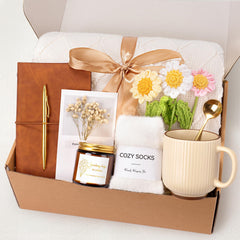 Giftissimo coffret extérieur blanc prêt à offrir avec présentation soignée