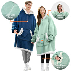 Giggling Getup capuche doublée montrant chaleur et protection