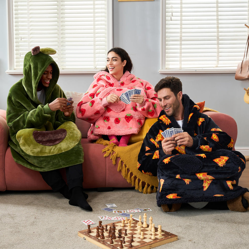 Giggling Getup porté pour comparaison taille, coupe oversize claire