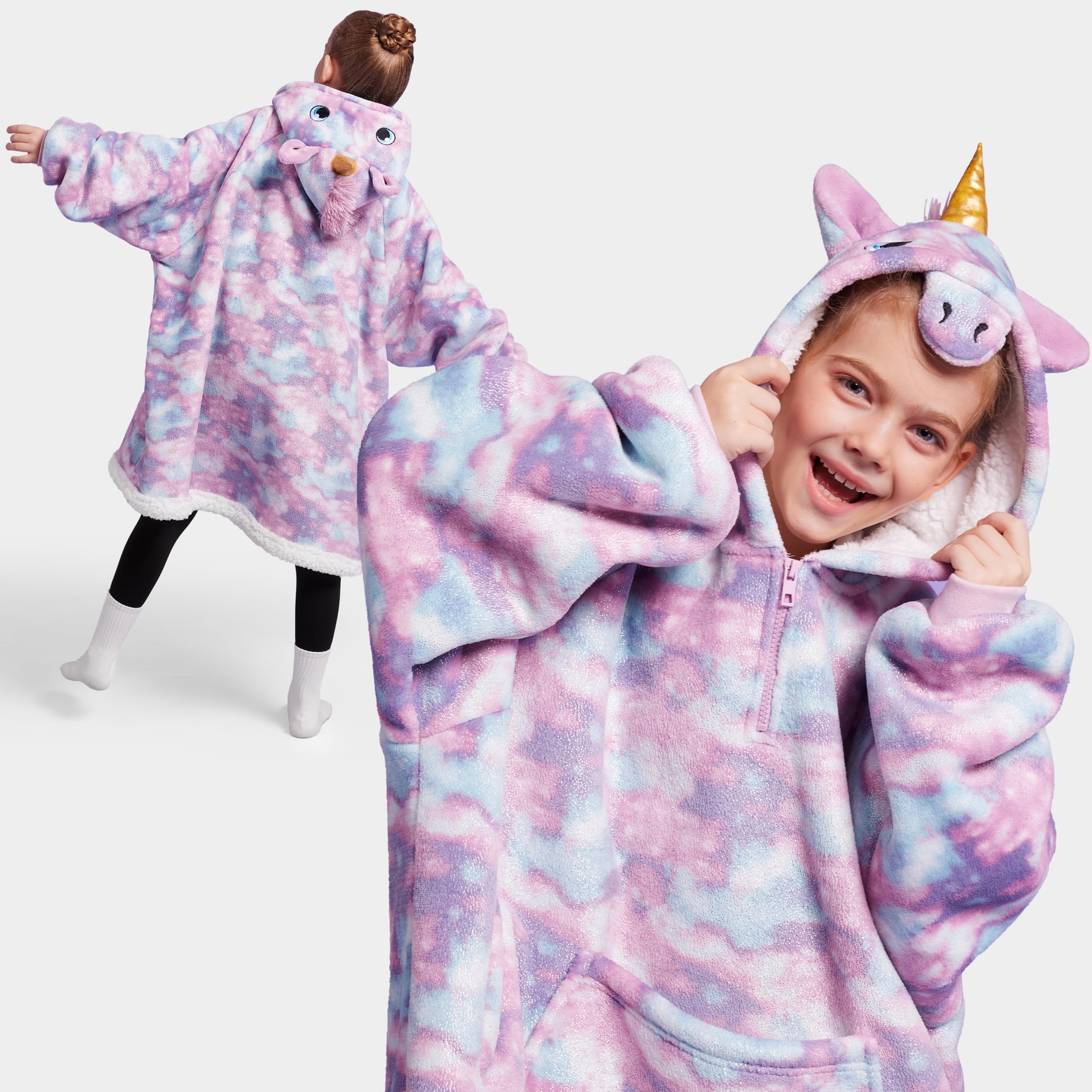 Giggling Getup gros plan sherpa intérieur, douceur chaude et isolante