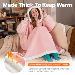 Giggling Getup gros plan sherpa douceur qui isole sans alourdir