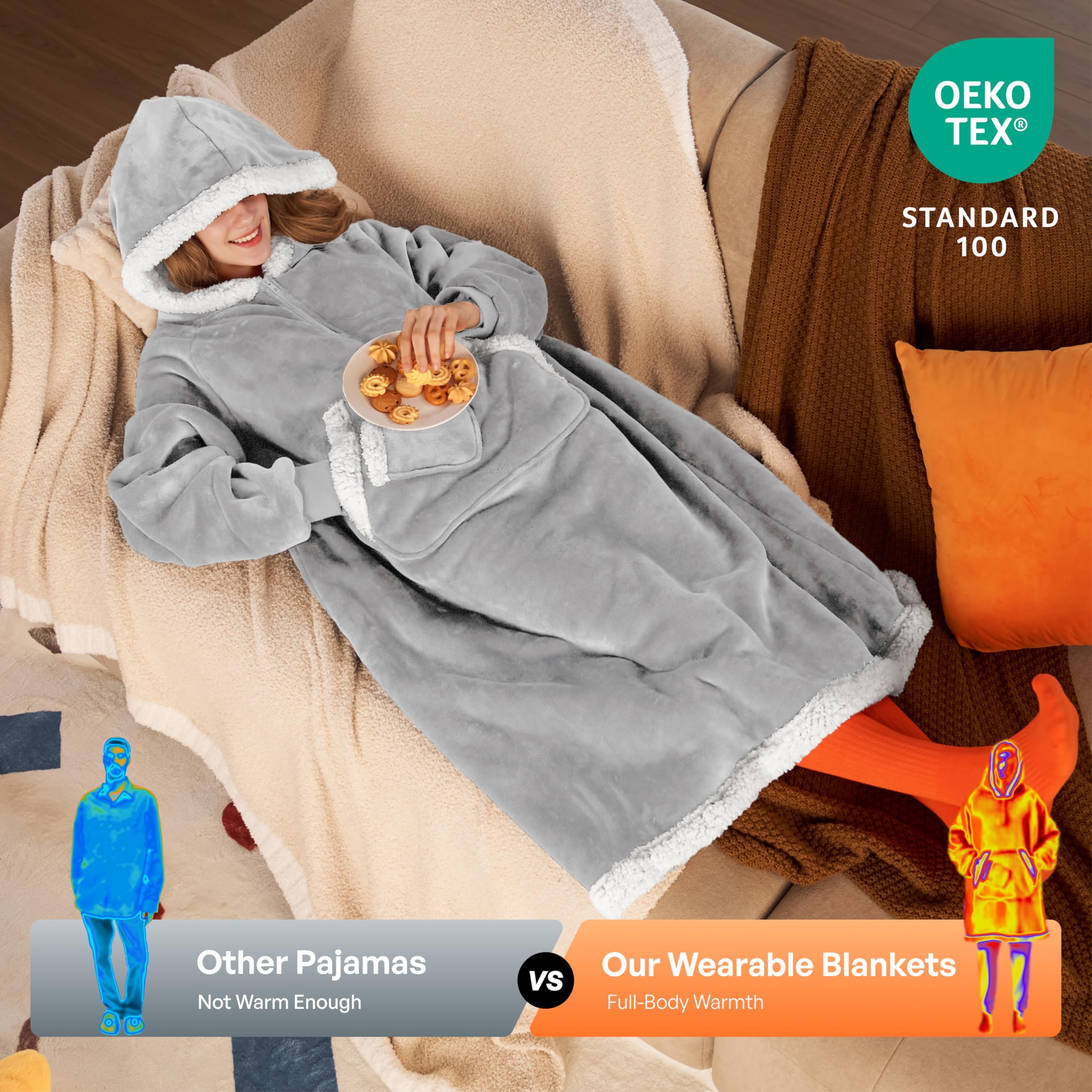 Giggling Getup comparaison taille montrant ajustement et choix de taille
