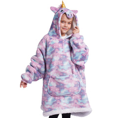 Giggling Getup vue avant avec capuche, montrant confort et chaleur instantanés