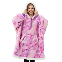 Giggling Getup face avant violet montrant coupe oversize et confort