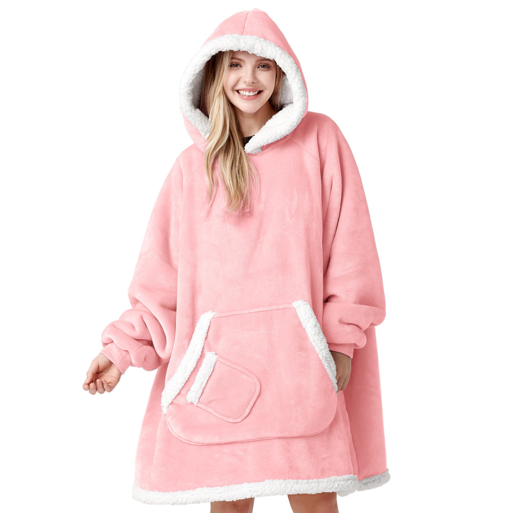 Giggling Getup vue avant rose, confort immédiat pour soirées cosy