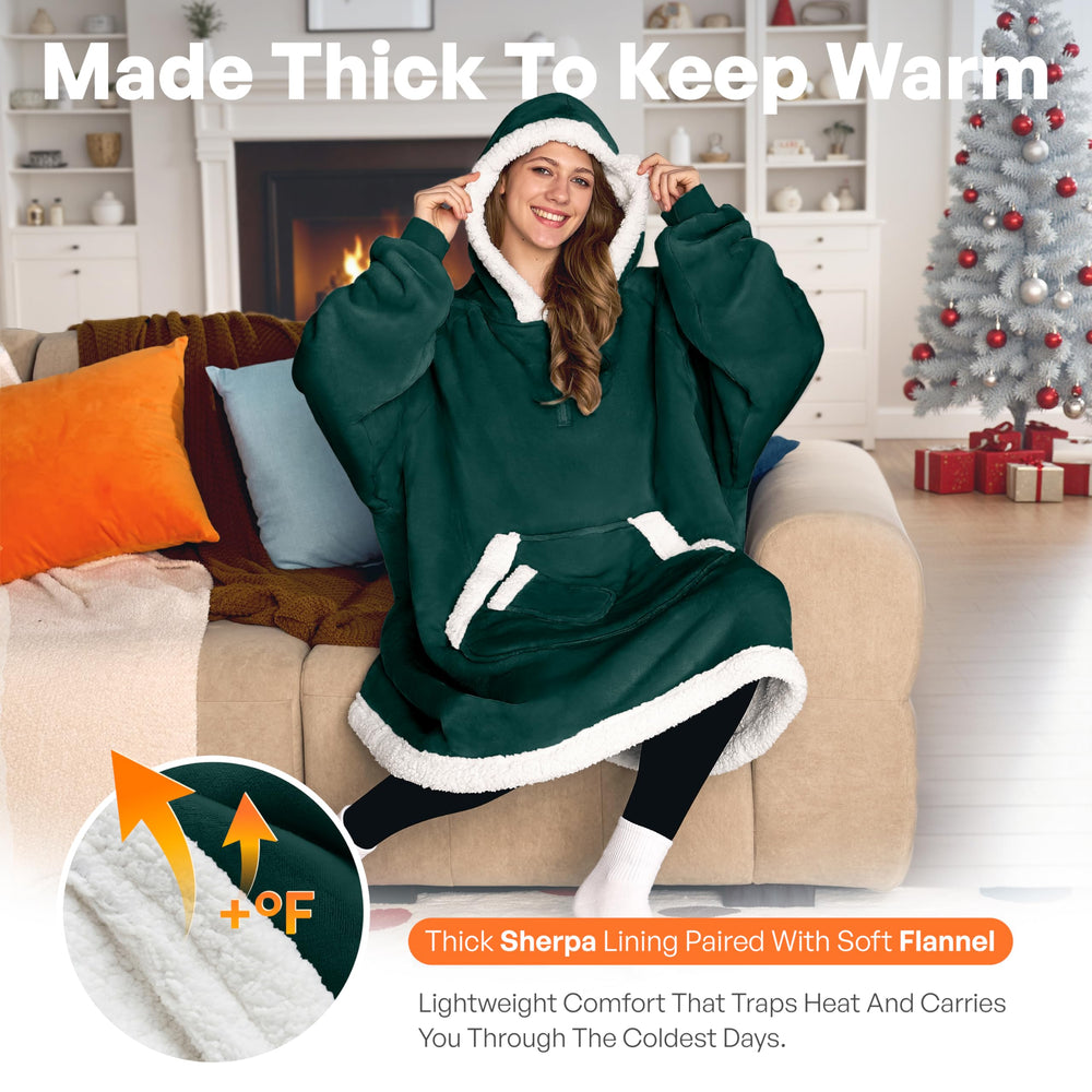 Giggling Getup gros plan sherpa montrant douceur et isolation thermique