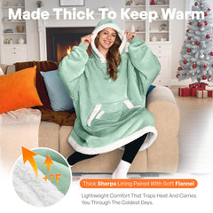 Giggling Getup gros plan sherpa montrant douceur et isolation