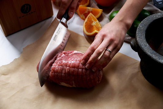 GINSU lame de chef profil dévoilant tranchant durable et résistance