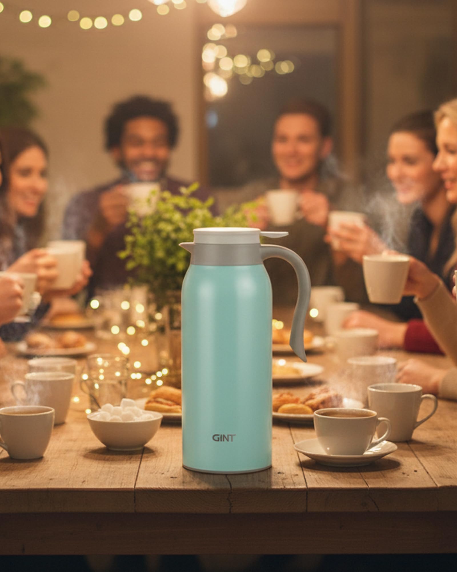 GiNT carafe en situation sur une table prêt pour réunions ou petit déjeuner