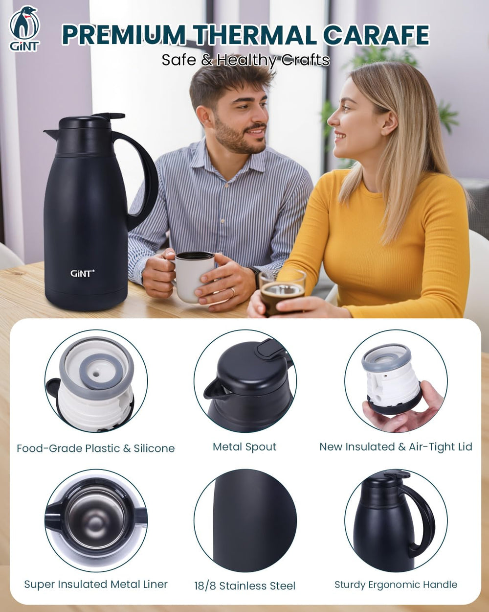 GiNT carafe en camping service de boissons chaudes en extérieur