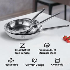 GIPFEL INTERNATIONAL poêles empilées pour rangement gain de place