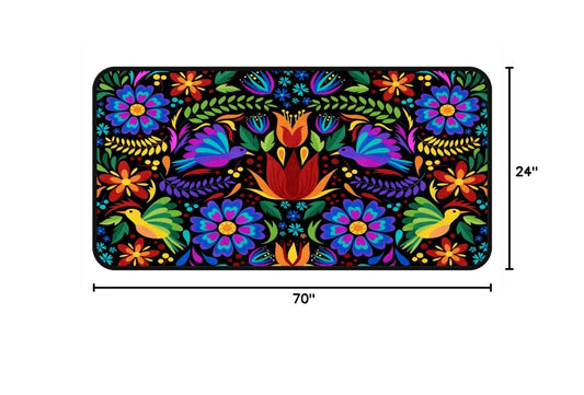 GISPOG gros plan motif floral couleurs vives durable et décoratif