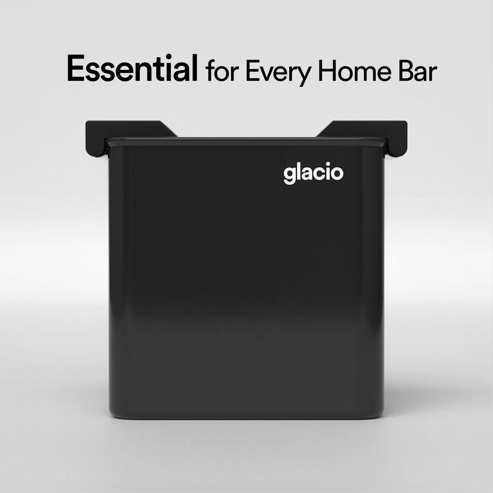 glacio détail d’un cube de glace aux arêtes nettes pour une fonte lente
