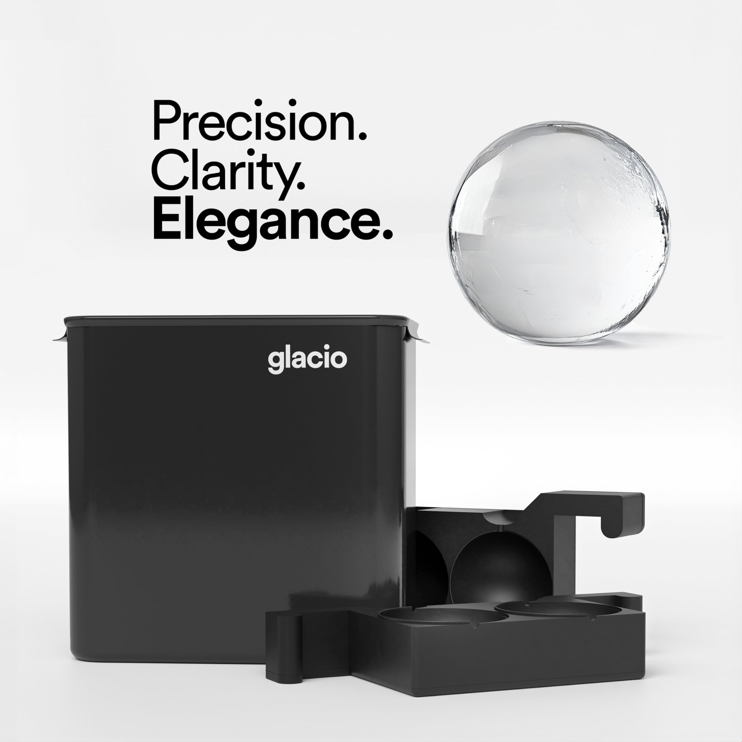 glacio glaçon sphérique dans verre de whisky améliorant la dégustation