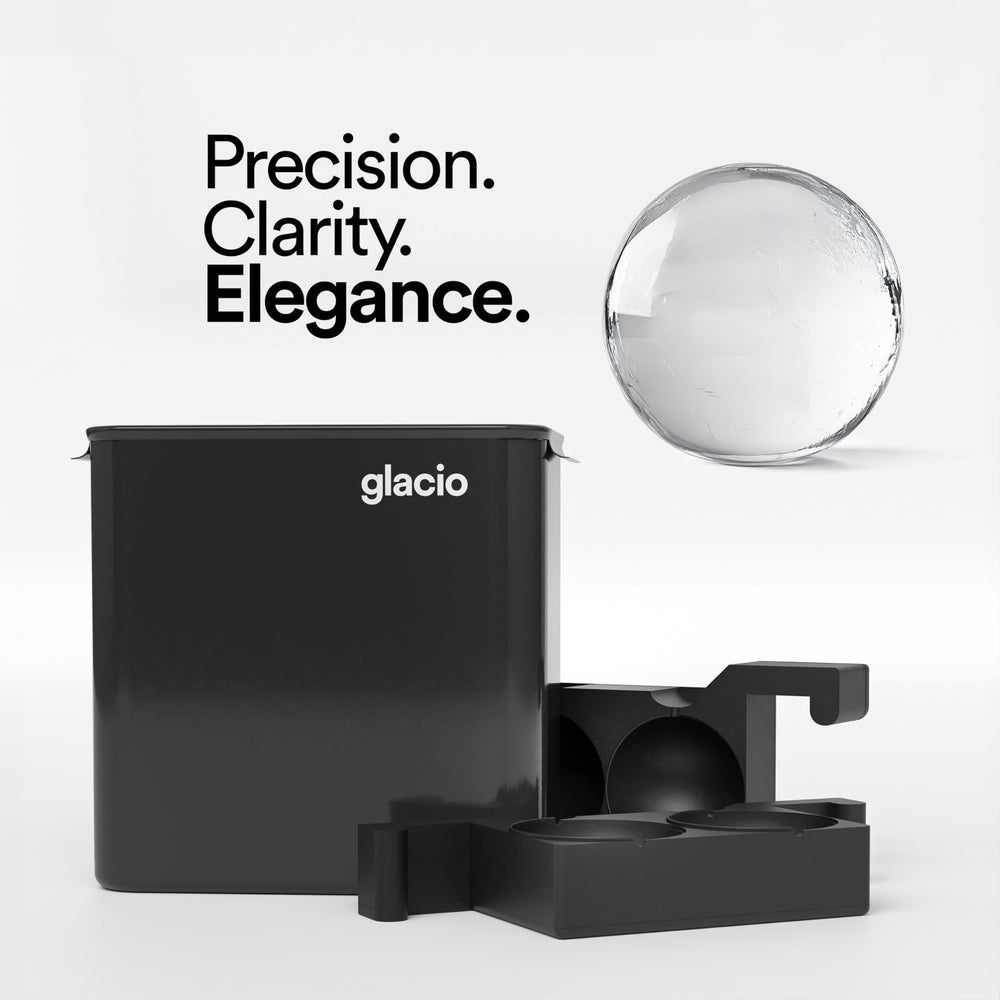 glacio glaçon sphérique dans verre de whisky améliorant la dégustation